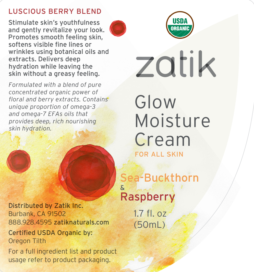 Glow Moisture Cream, Sea-Buckthorn & Raspberry blend 1.7 oz: Standard