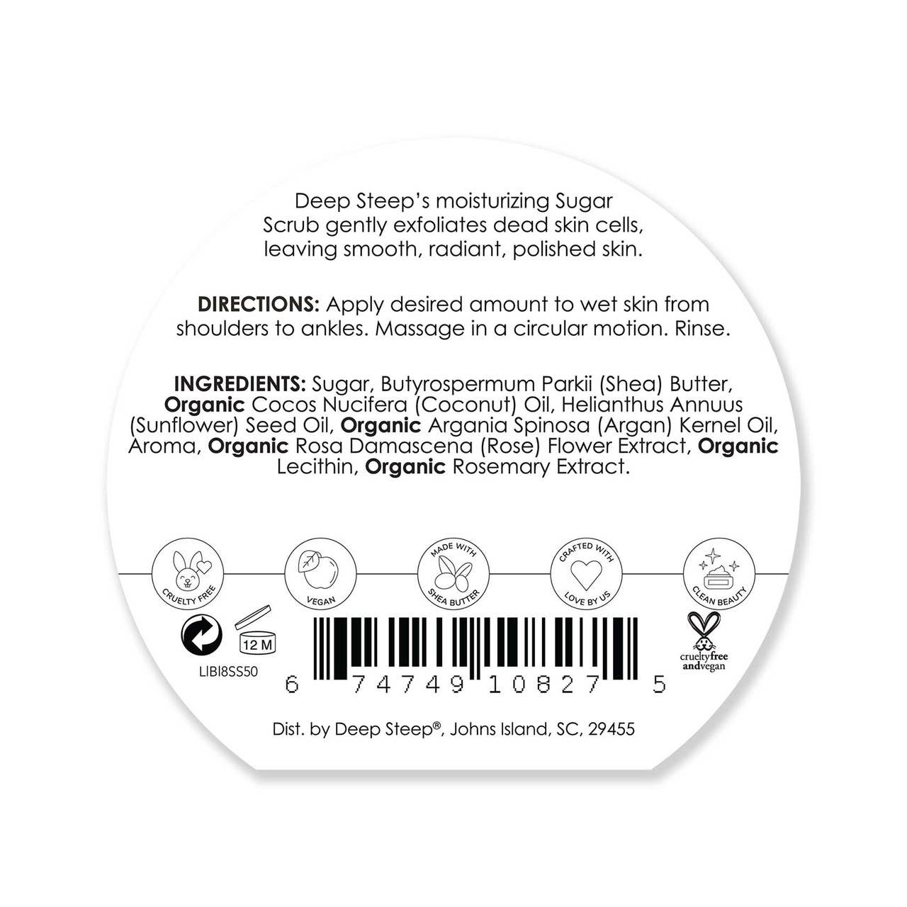 Lilac Blossom Exfoliating and Smoothing Sugar Scrub 8oz