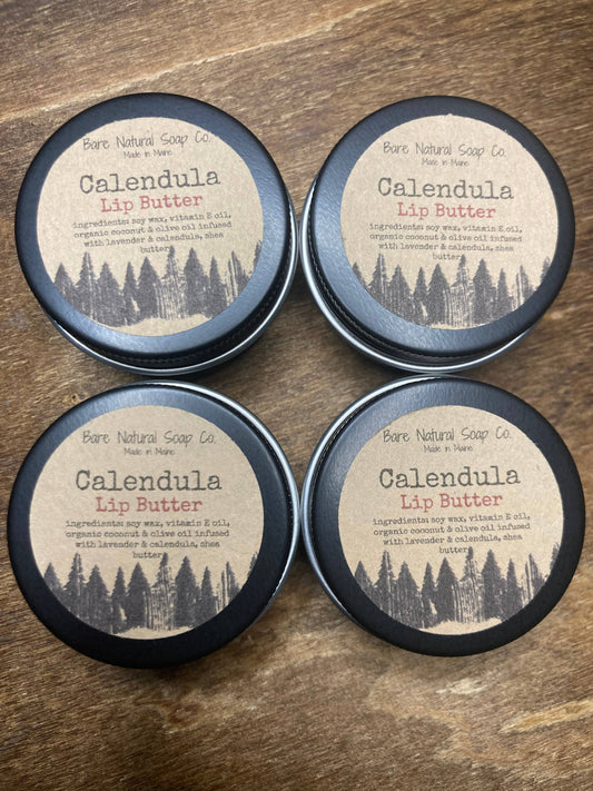 Calendula Lip Butter | Plant Based Lip Balm | Made in Maine