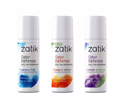 Odor Defense Roll-on Deodorant - Orange and Vetiver 3 oz