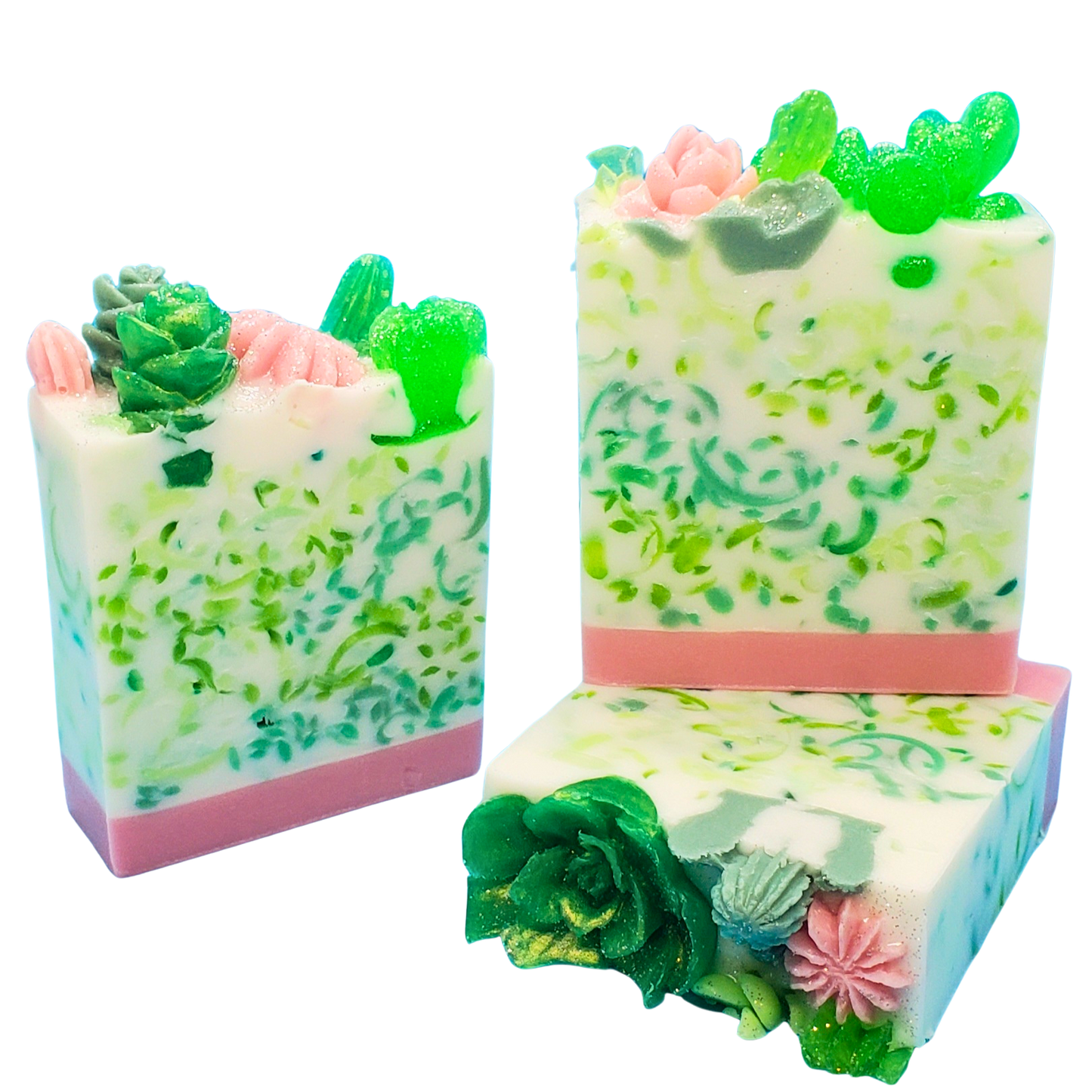 "Succulent Garden" Handcrafted Soap