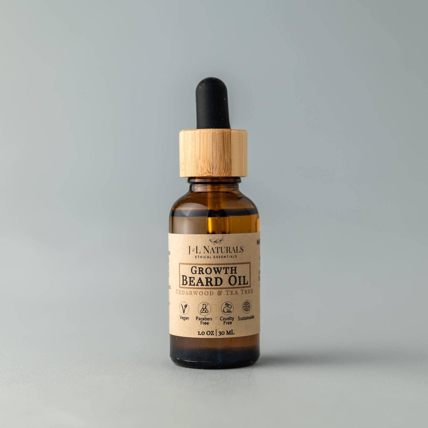 Natural Beard Oil - 3 regimens: Lemongrass & Clove / Hydrate