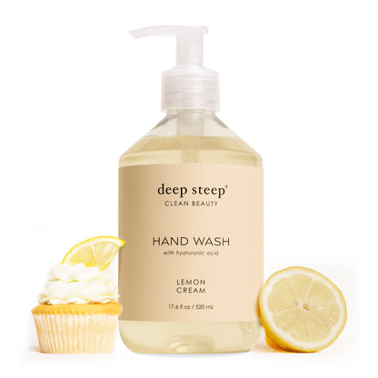 Argan Oil Liquid Hand Wash - Lemon Cream 17.6oz