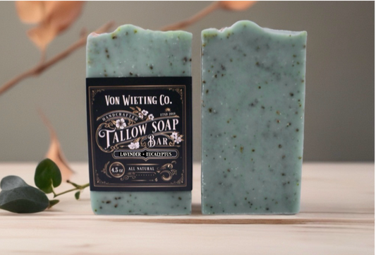 Lavender + Eucalyptus Tallow Soap