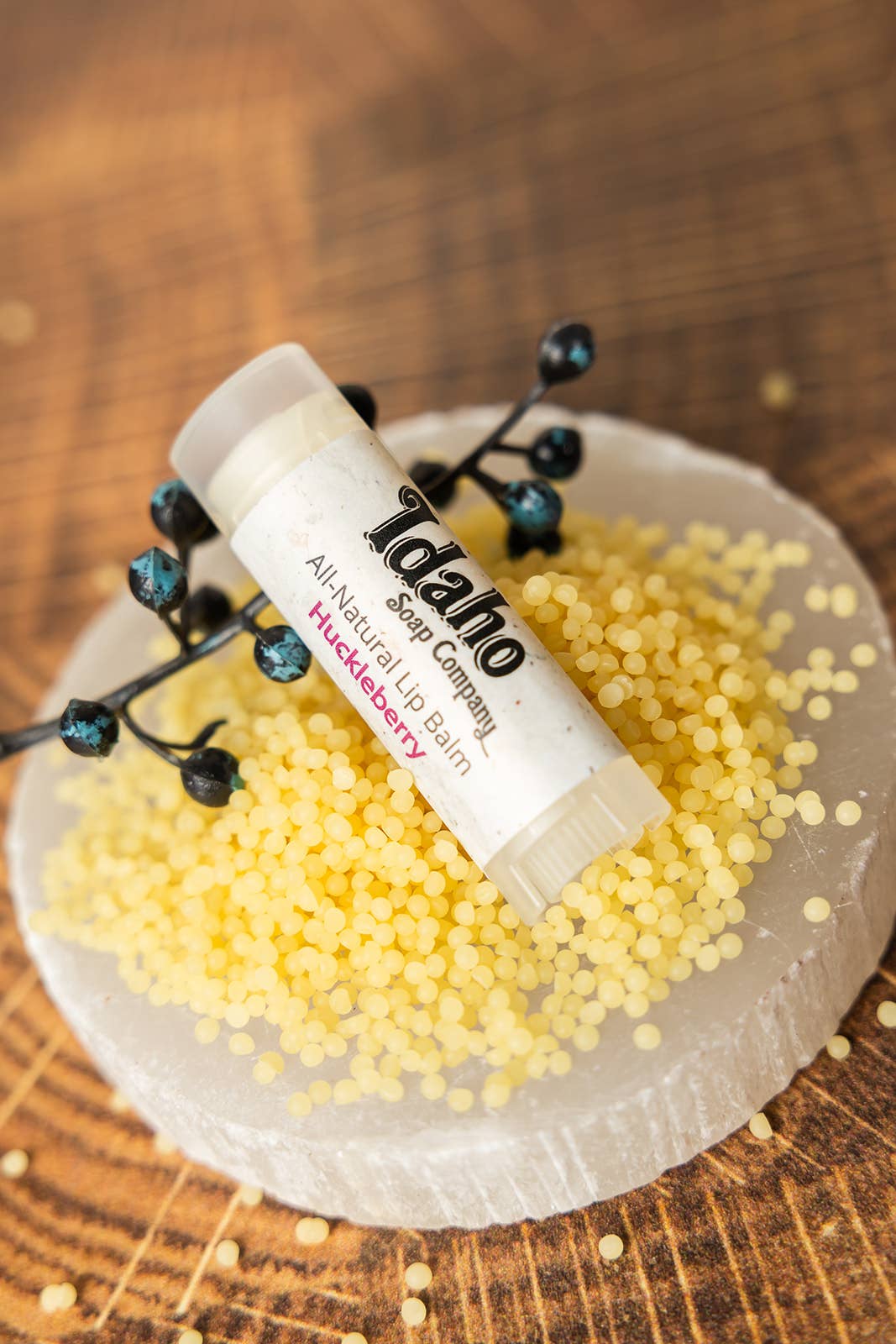 Natural Lip Balm: Blackberry Pomegranate
