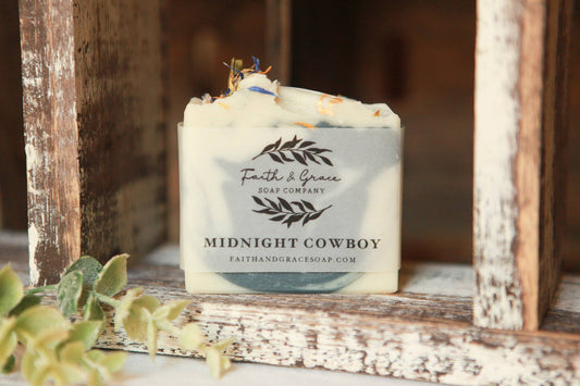 Midnight Cowboy Cold Process Bar Soap, 4.5 oz.