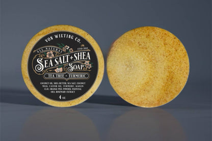Tea Tree + Turmeric Sea Salt & Shea Soap