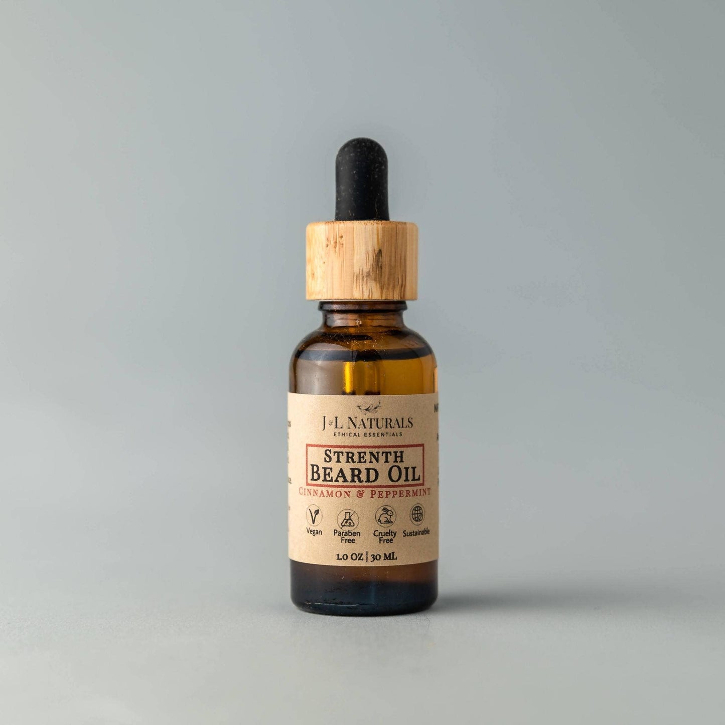 Natural Beard Oil - 3 regimens: Lemongrass & Clove / Hydrate