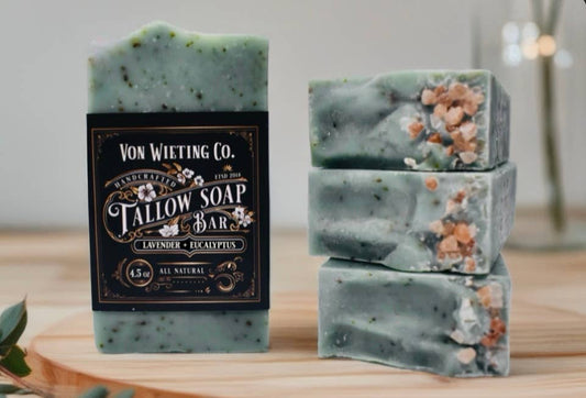Lavender + Eucalyptus Tallow Soap