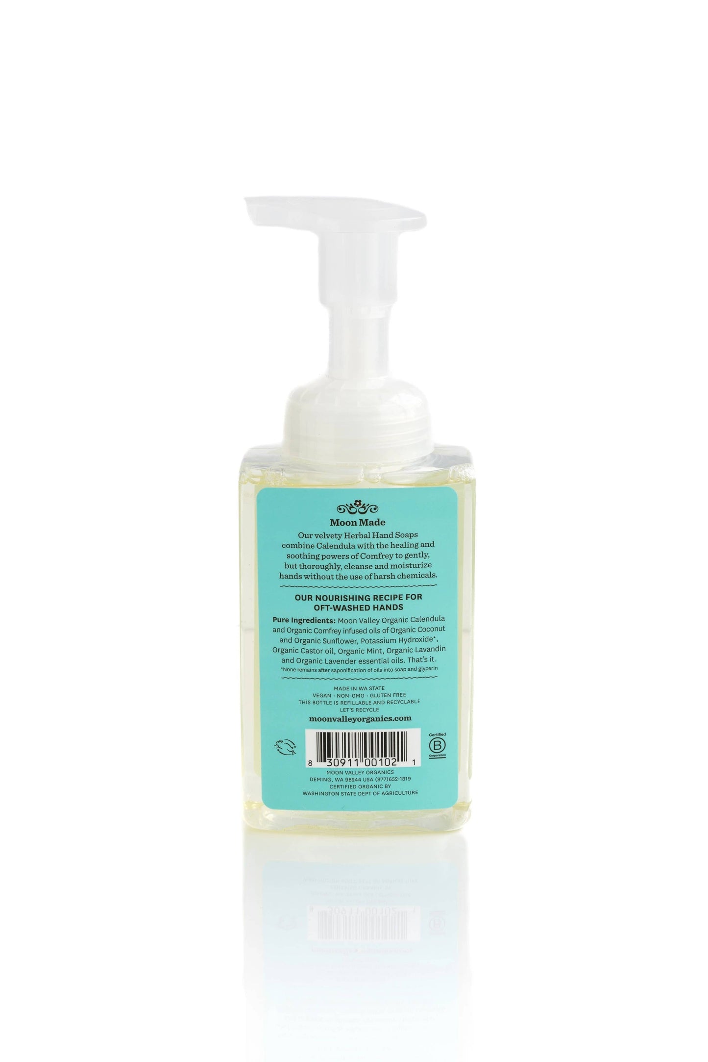 Mint Lavender Foaming Herbal Hand Soap