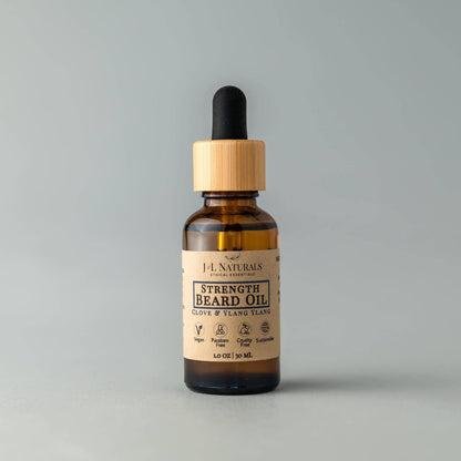 Natural Beard Oil - 3 regimens: Lemongrass & Clove / Hydrate
