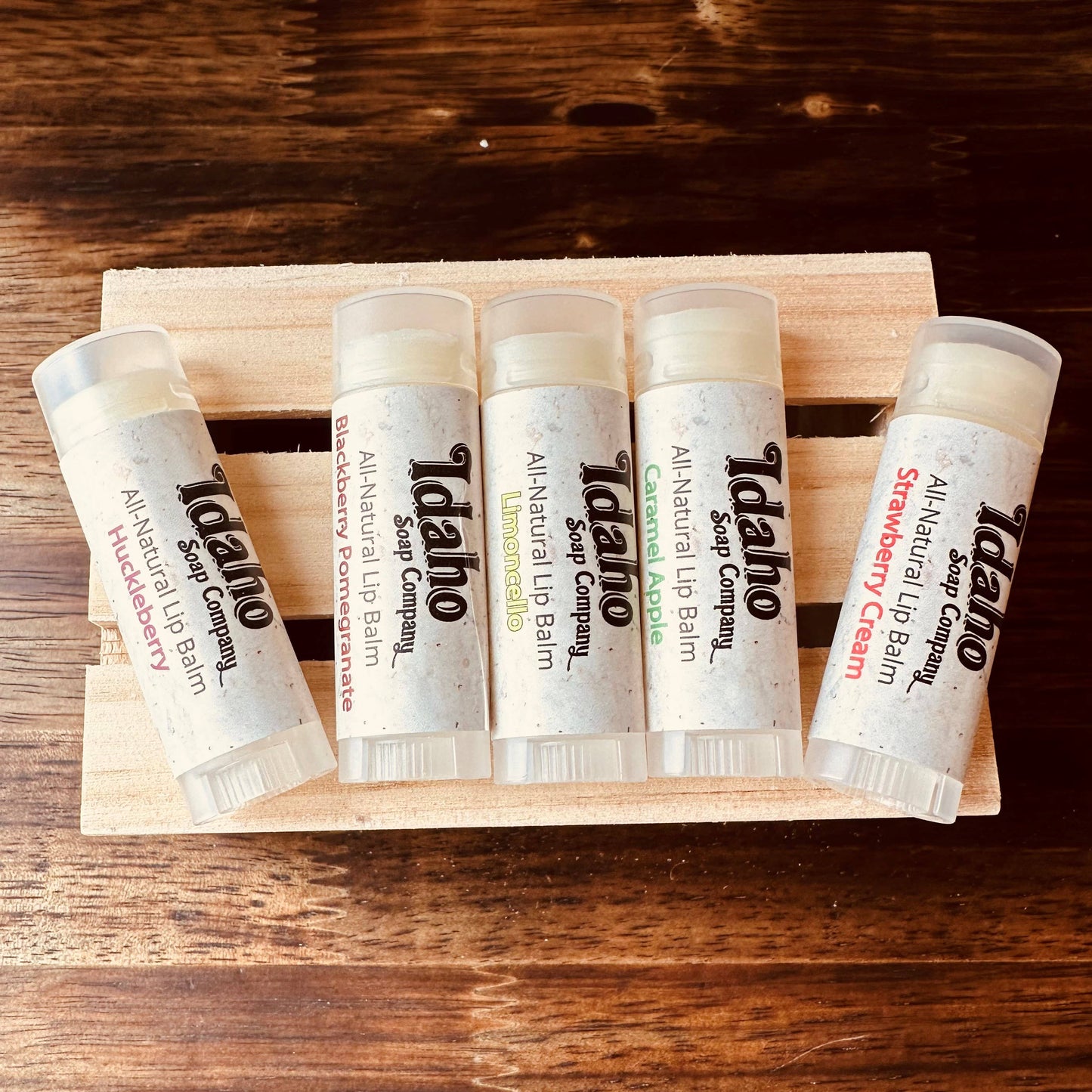Natural Lip Balm: Blackberry Pomegranate