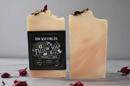 Coconut + Rose Tallow Soap