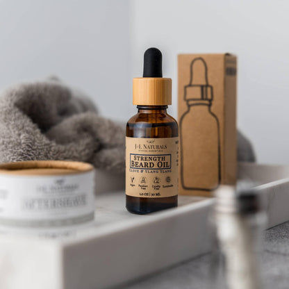 Natural Beard Oil - 3 regimens: Lemongrass & Clove / Hydrate