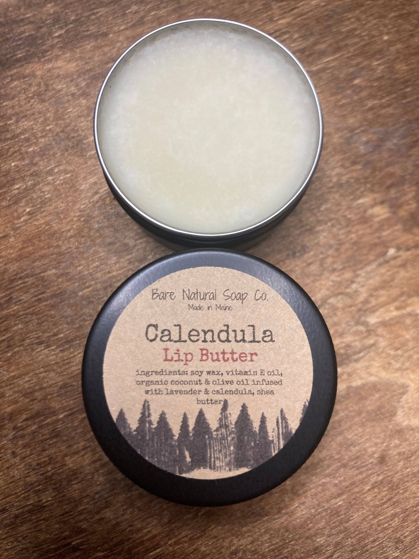 Calendula Lip Butter | Plant Based Lip Balm | Made in Maine