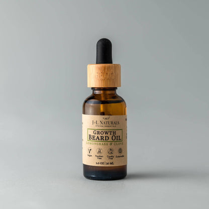 Natural Beard Oil - 3 regimens: Lemongrass & Clove / Hydrate