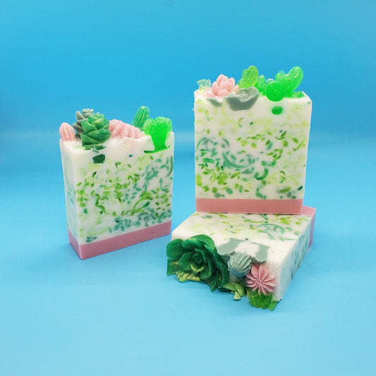 "Succulent Garden" Handcrafted Soap