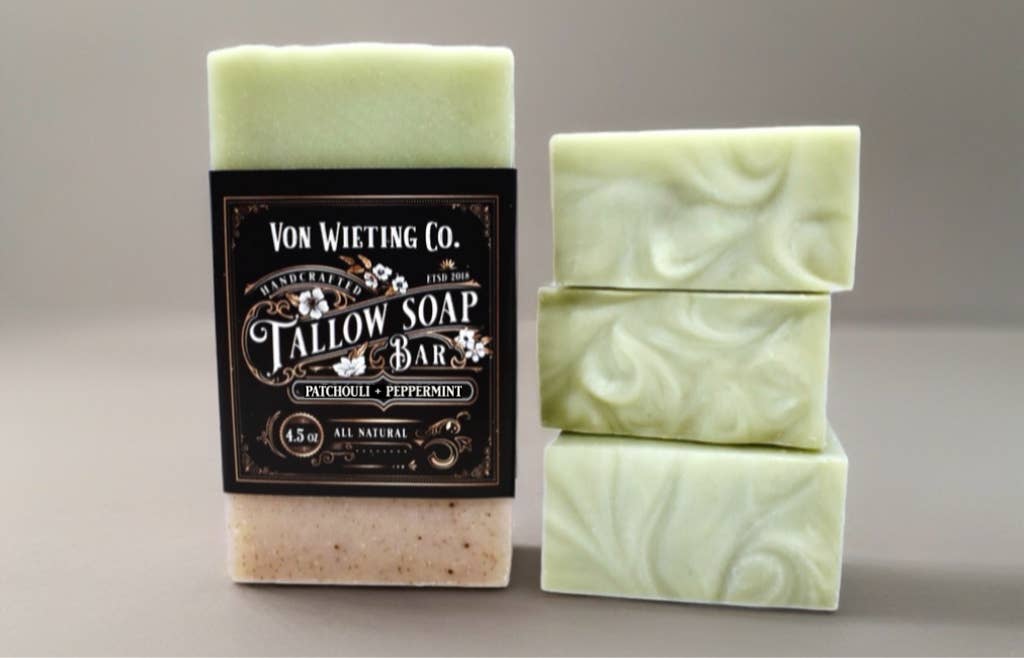 Patchouli + Peppermint Tallow Soap