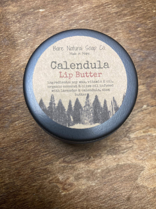 Calendula Lip Butter | Plant Based Lip Balm | Made in Maine