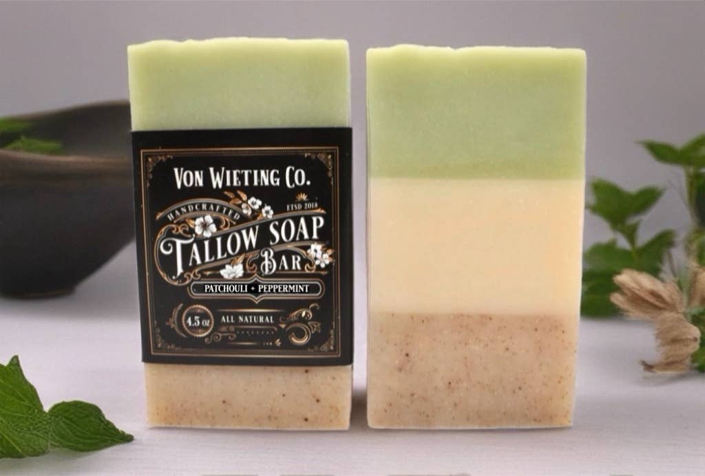 Patchouli + Peppermint Tallow Soap