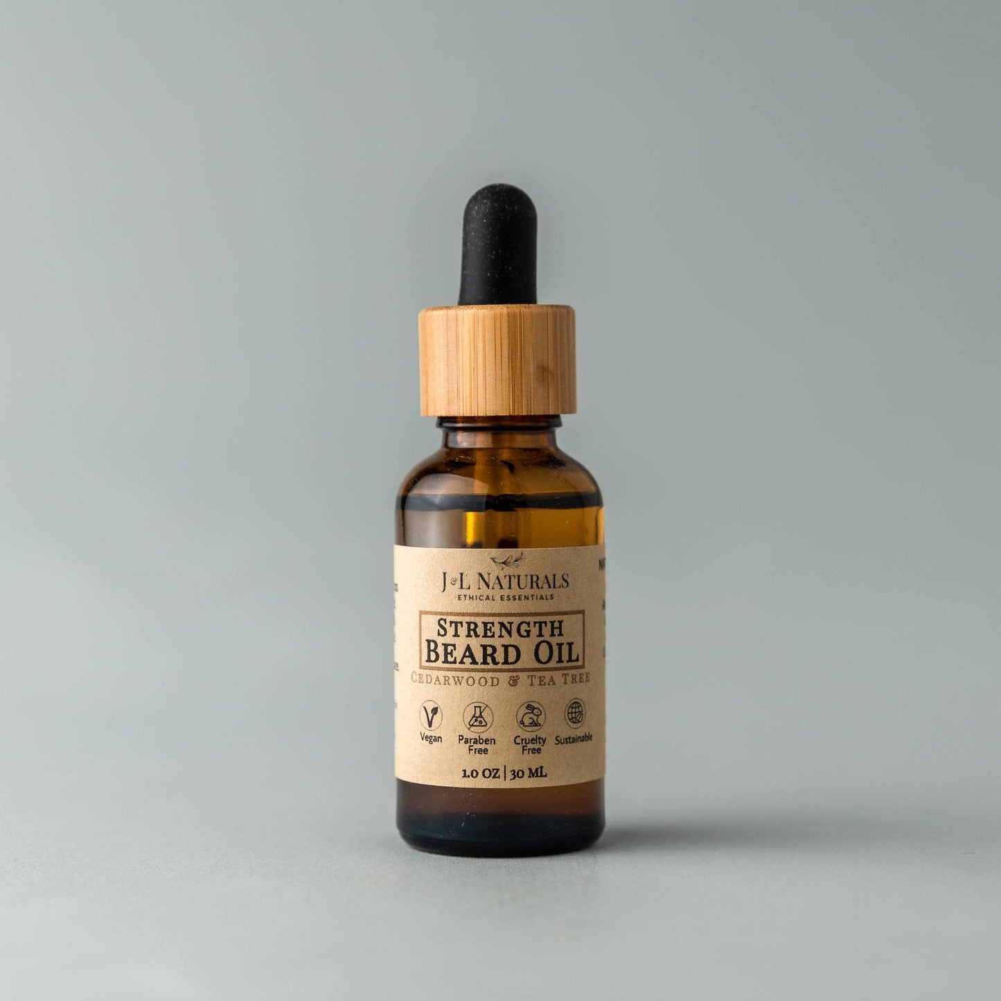 Natural Beard Oil - 3 regimens: Lemongrass & Clove / Hydrate