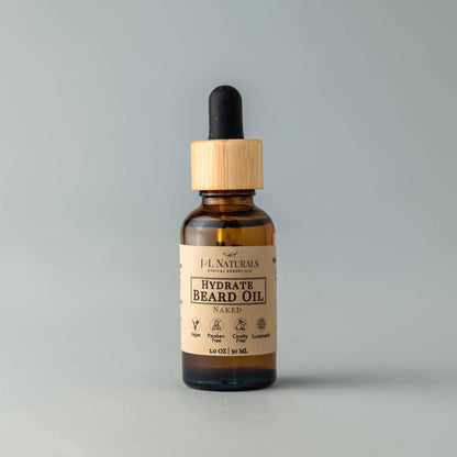 Natural Beard Oil - 3 regimens: Lemongrass & Clove / Hydrate