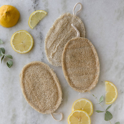 Double Layer Large Natural Loofah Sponge