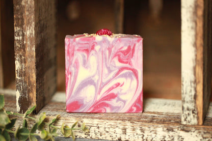 Black Raspberry Vanilla Cold Process Bar Soap, 4.5 oz.